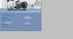 Desktop Screenshot of kspromet.hr